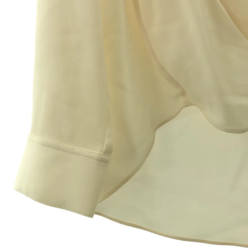 3.1 Phillip Lim / スリーワンフィリップリム | シルク アシンメトリー ドレープシャツ | 2 | レディース