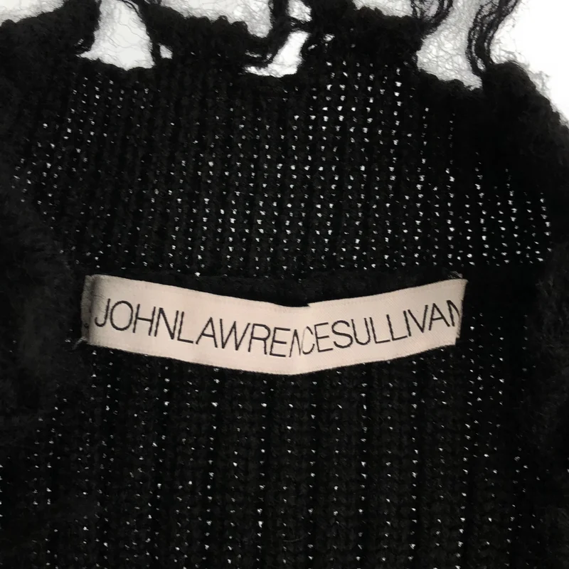 JOHN LAWRENCE SULLIVAN / ジョンローレンスサリバン | 2026AW | DAMAGED RIB KNIT CARDIGAN / ウール ダメージ リブニットカーディガン | S | メンズ