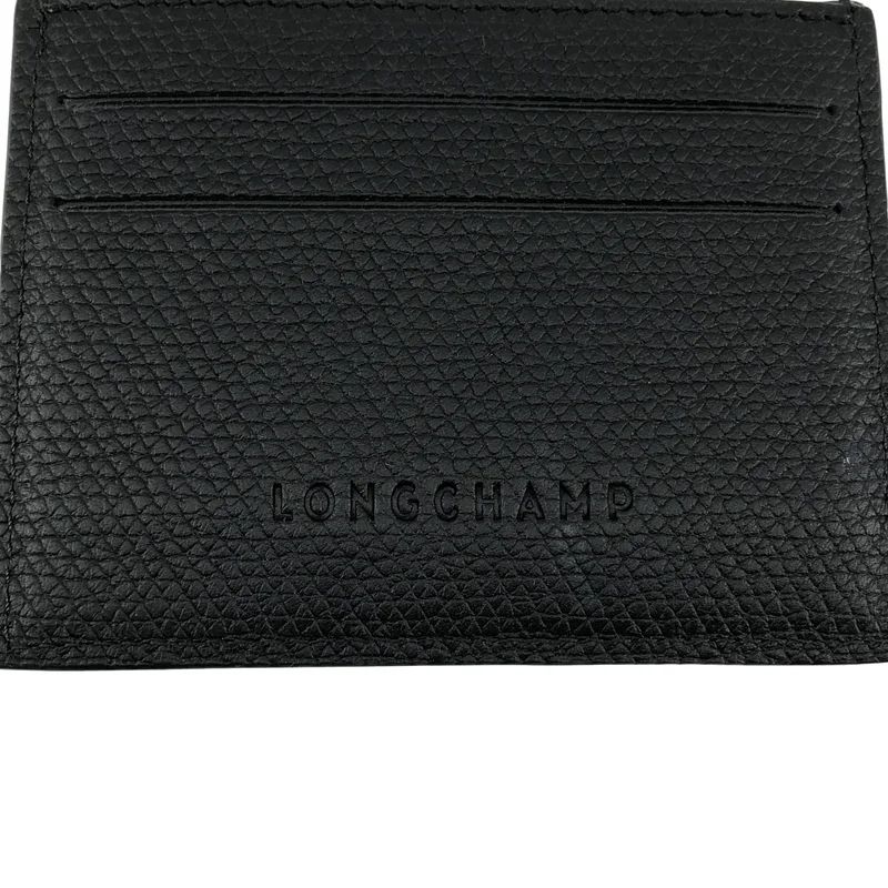 Longchamp / ロンシャン | バンブー レザー カードケース |