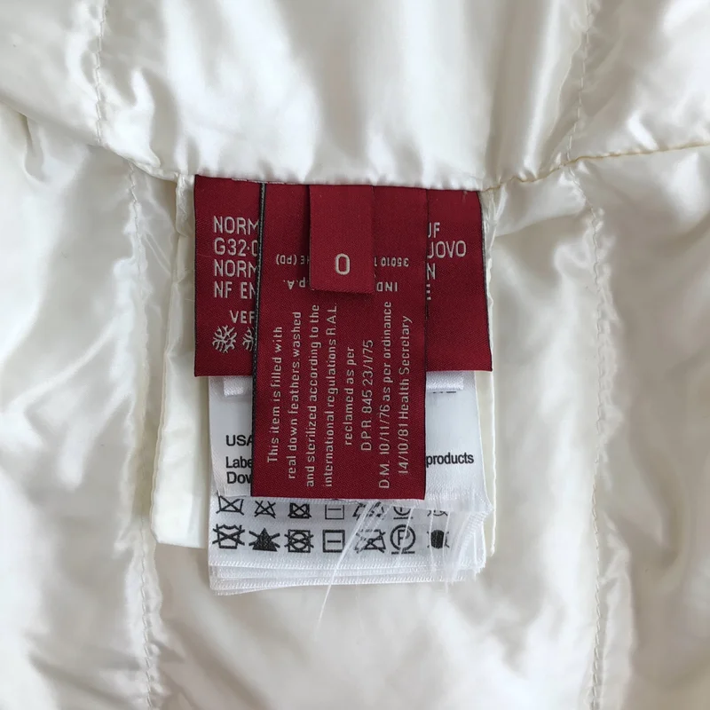 MONCLER / モンクレール | GAMME ROUGE ファーコンビ ショートダウンジャケット | 0 | レディース
