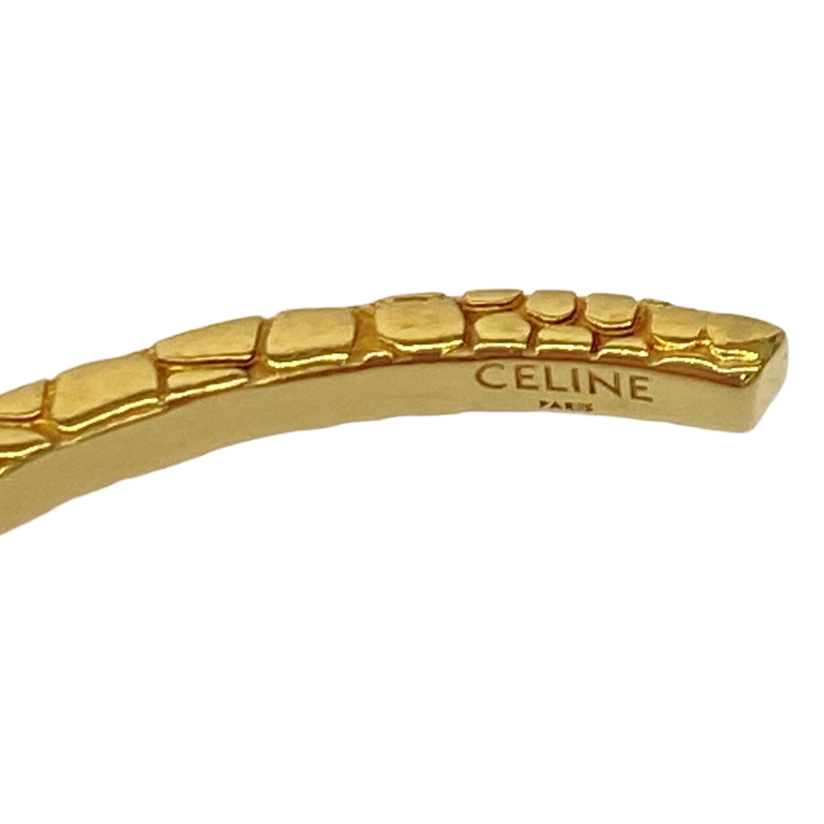 CELINE / セリーヌ | クロコエンボス バングル |