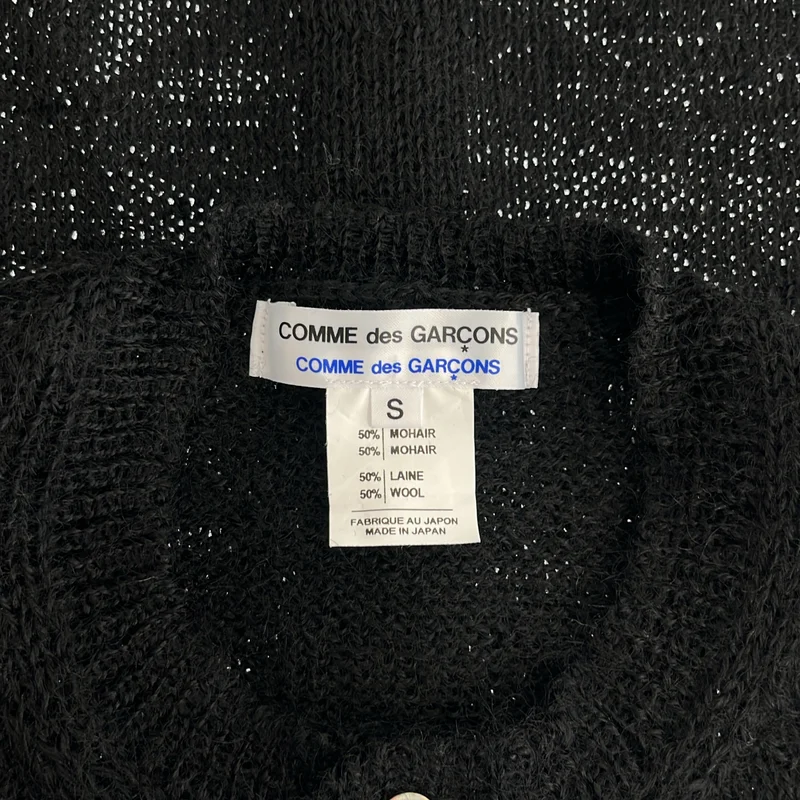 COMME des GARCONS COMME des GARCONS / コムコム | モヘヤ クルーネックカーディガン | S | レディース