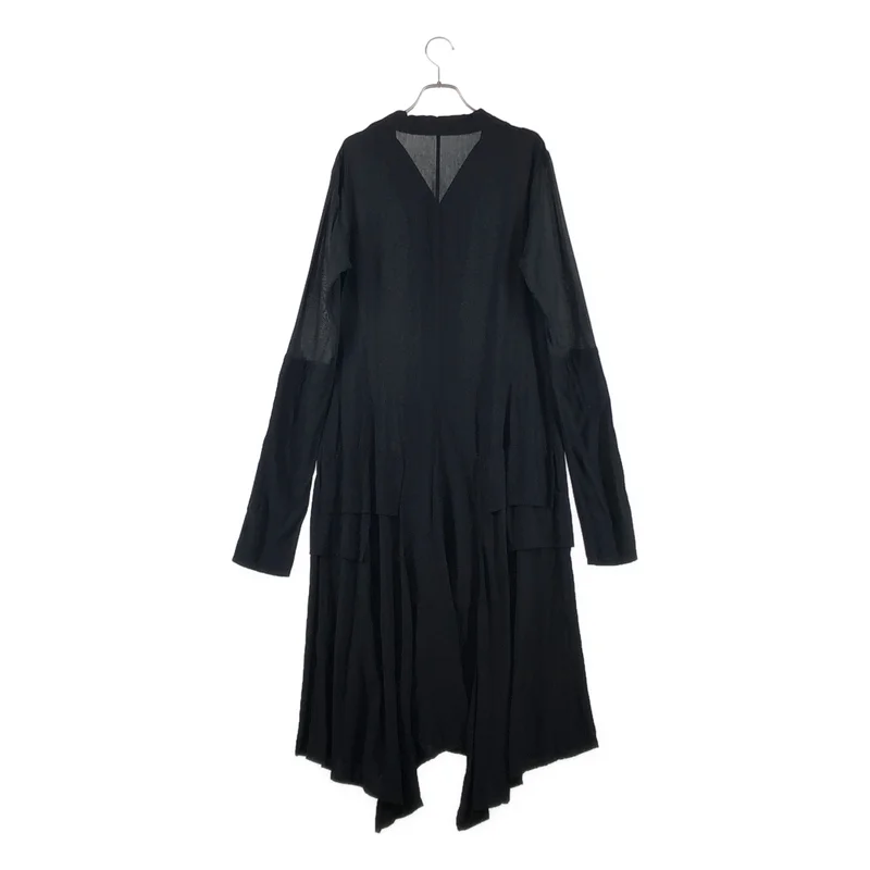 YOHJI YAMAMOTO +NOIR / ヨウジヤマモトプリュスノアール | 2020SS | オープンカラー シャツワンピース | 1 | レディース