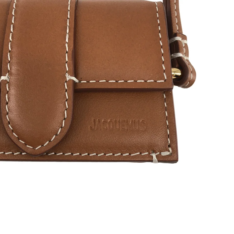 JACQUEMUS / ジャックムス | W Le Porte Bambino / バンビーノ レザー ロゴ ミニ ハンドバッグ ポーチ | OS | レディース