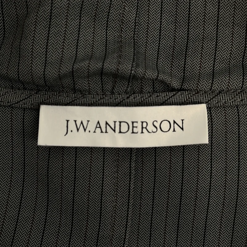 JW Anderson / ジェイダブルアンダーソン | シルク混 ストライプ ボウタイ ブラウス | 36 | レディース