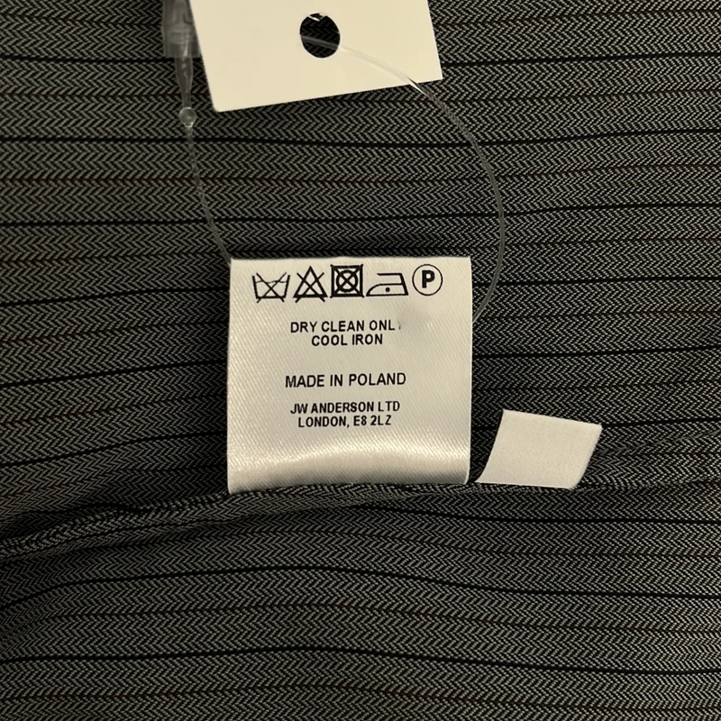 JW Anderson / ジェイダブルアンダーソン | シルク混 ストライプ ボウタイ ブラウス | 36 | レディース