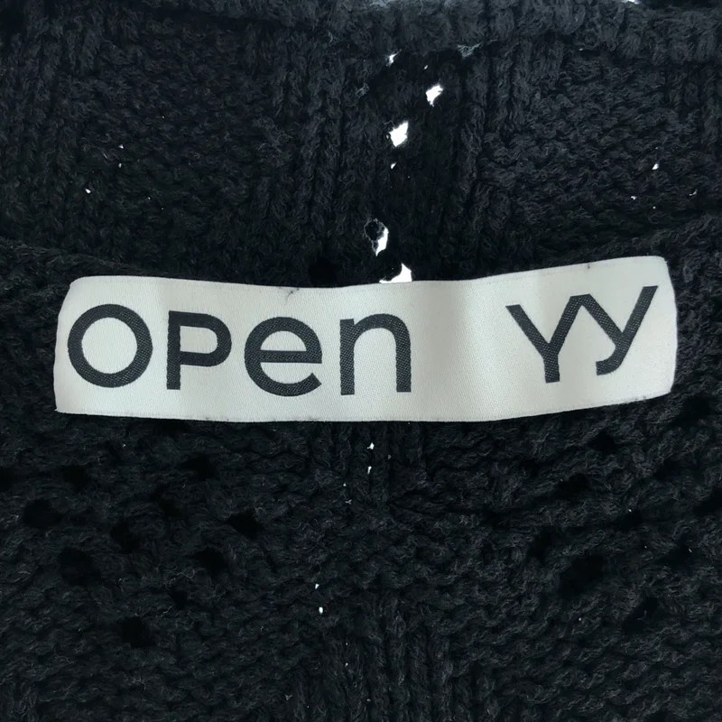 OPEN YY / オープンワイワイ | コットン アーガイル ポインテル ニットベスト | 2 | レディース
