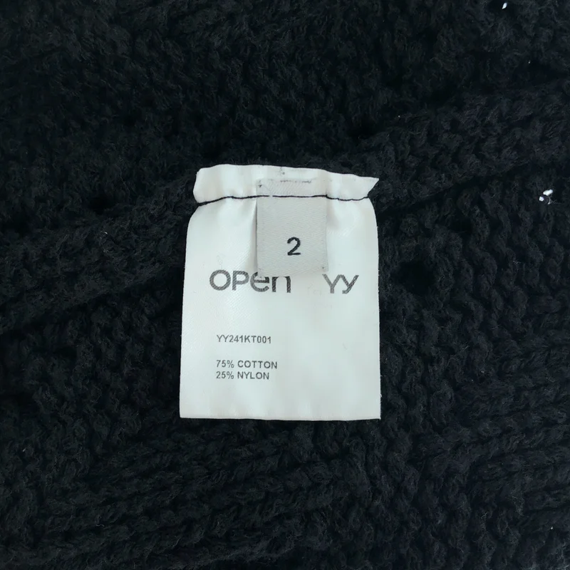OPEN YY / オープンワイワイ | コットン アーガイル ポインテル ニットベスト | 2 | レディース