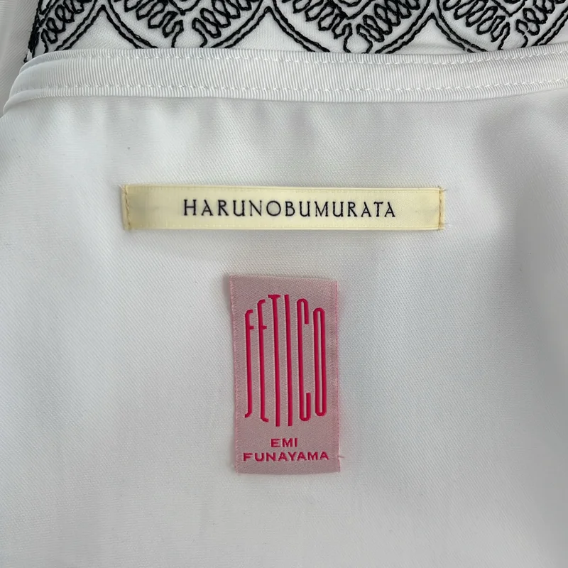 HARUNOBUMURATA / ハルノブムラタ | ×FETICO / LACE EMBROIDERY GWEN/レースエンブロイダリーブラウス | 36 | レディース