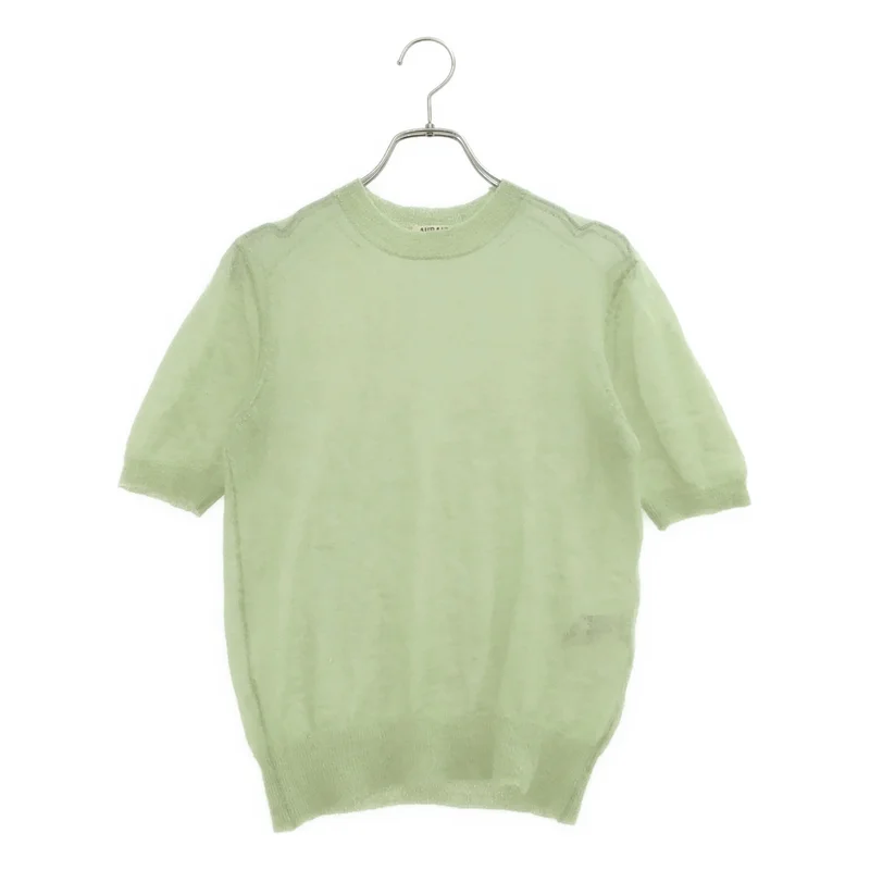 AURALEE / オーラリー | 2024SS | KID MOHAIR SHEER KNIT TEE  キッドモヘア ニットTシャツ | 0 | レディース