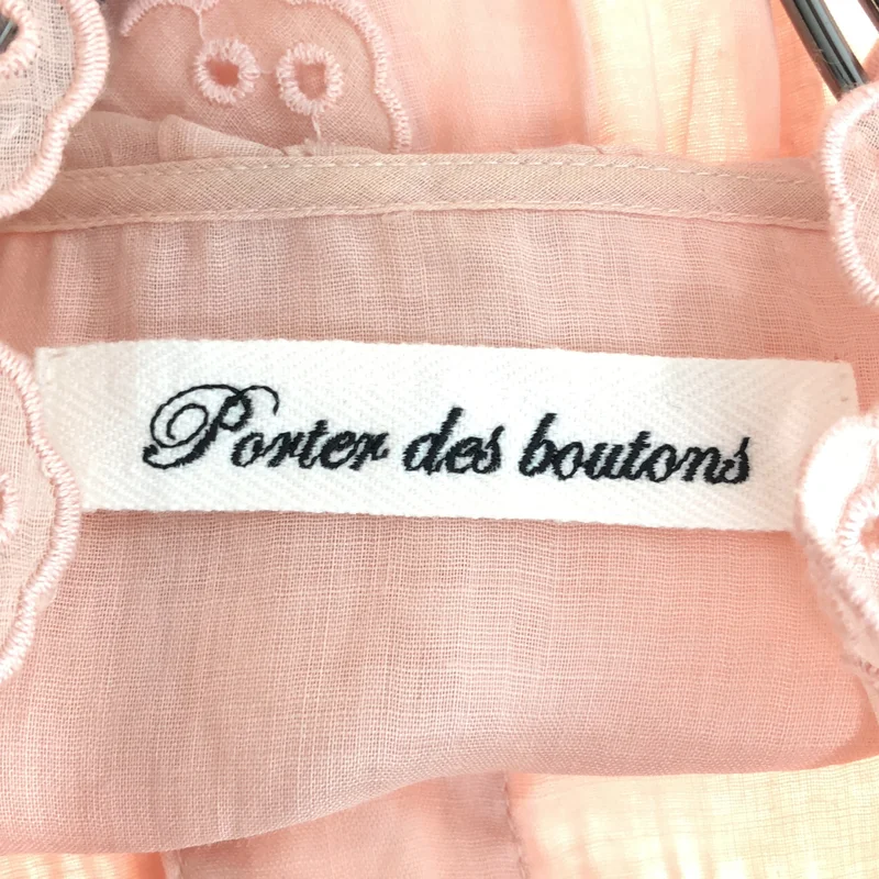 PORTER DES BOUTONS / ポルテデブトン | 2024SS | フリル ピンタックシャツ |