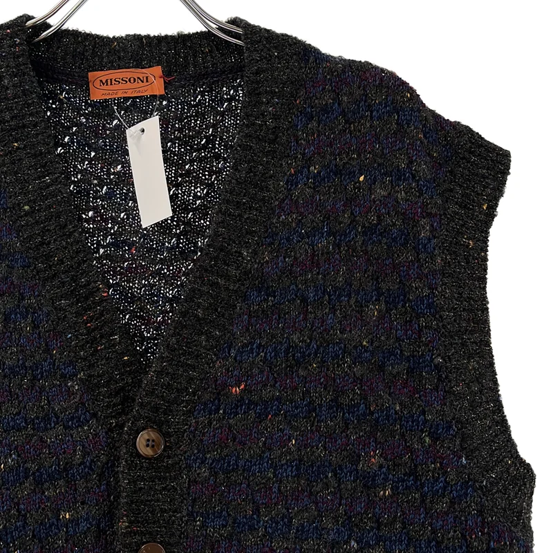 MISSONI / ミッソーニ | ウール Vネック ニットベスト |