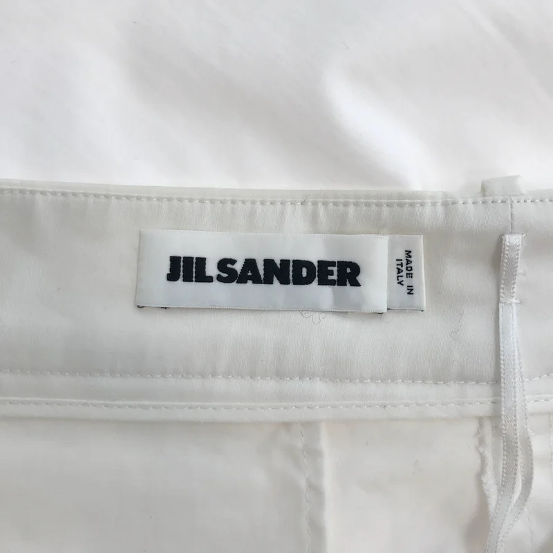 JIL SANDER / ジルサンダー | コットン テーパードパンツ | 36 | レディース