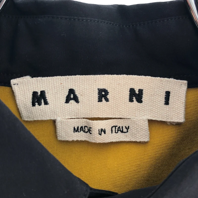 MARNI / マルニ | 2020SS | コットン バイカラー フラップポケットシャツ | 50 | メンズ