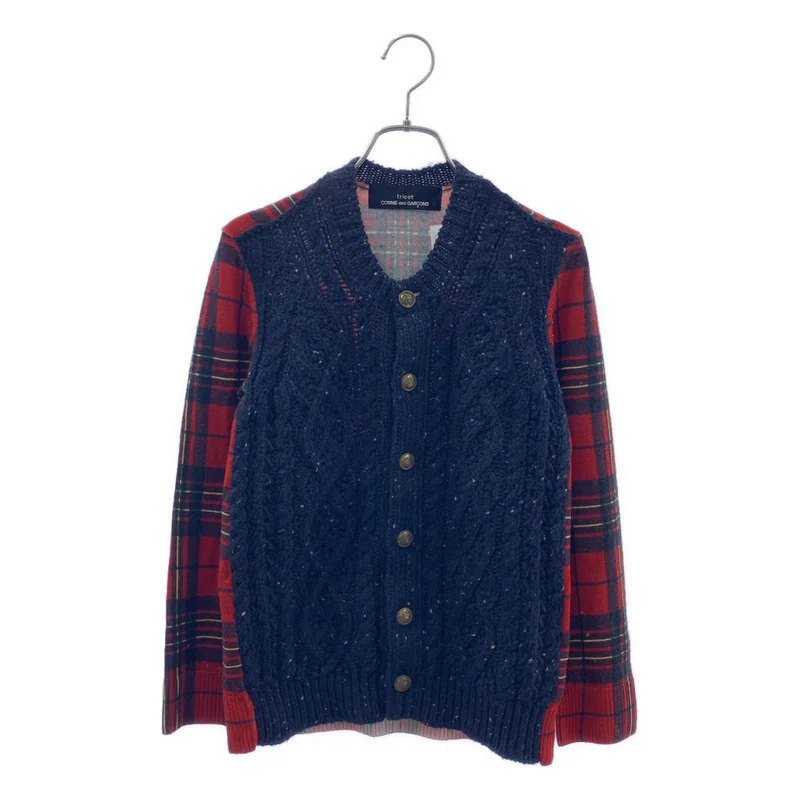 tricot COMME des GARCONS / トリココムデギャルソン | 2011AW | ウール 金ボタン ケーブル ニット カーディガン |