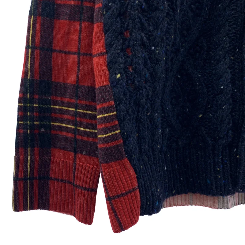 tricot COMME des GARCONS / トリココムデギャルソン | 2011AW | ウール 金ボタン ケーブル ニット カーディガン |