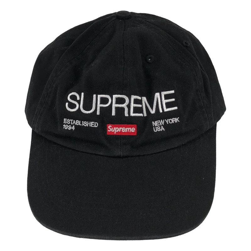 SUPREME / シュプリーム | 2021AW | Est.1994 6 panel cap ロゴ刺しゅう キャップ |