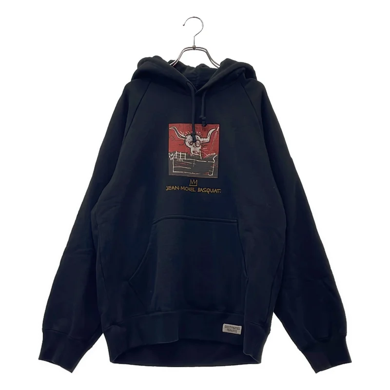WACKO MARIA / ワコマリア | JEAN-MICHEL BASQUIAT /  WASH HEAVY PULLOVER HOODED SWEATSHIRT バスキア パーカー | S | メンズ