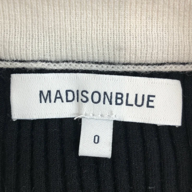 MADISON BLUE / マディソンブルー | POLO COLLAR 2TONE KNIT / ポロカラー 2トーンニット | XS | レディース