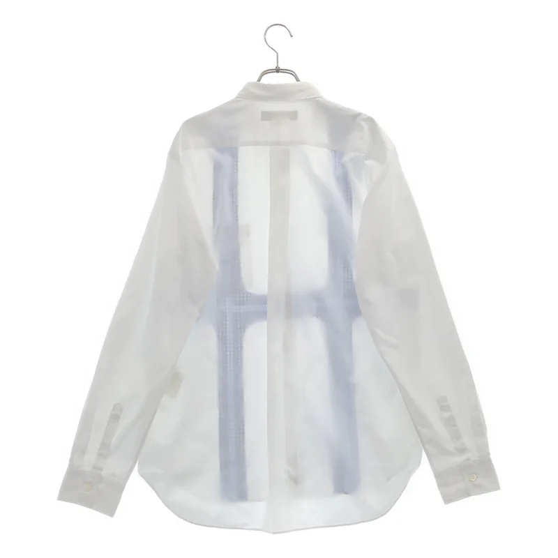 COMME des GARCONS HOMME DEUX / コムデギャルソンオムドゥ | 2022SS | コットン ギンガムチェック 切り替えシャツ | L | メンズ