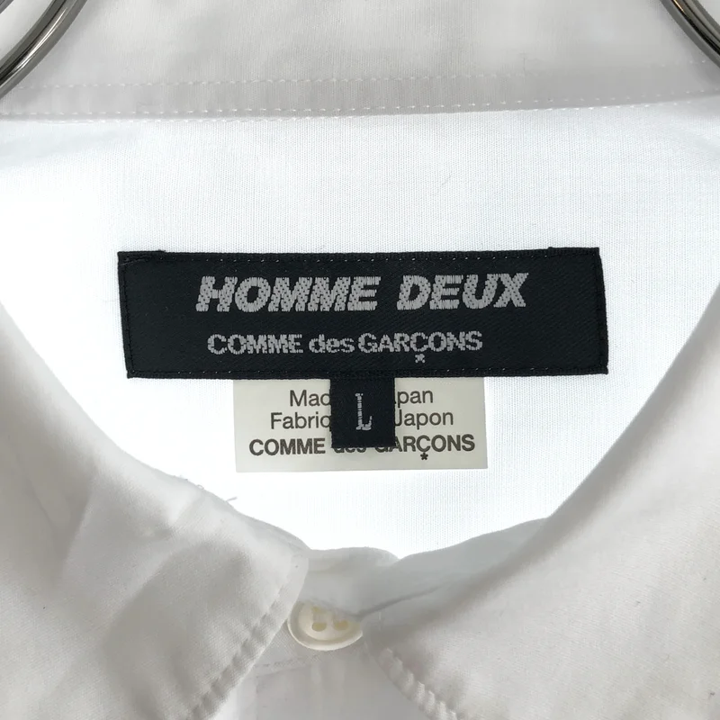 COMME des GARCONS HOMME DEUX / コムデギャルソンオムドゥ | 2022SS | コットン ギンガムチェック 切り替えシャツ | L | メンズ