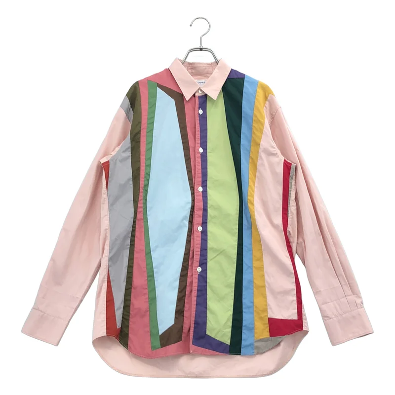 COMME des GARCONS SHIRT / コムデギャルソンシャツ | 2020SS | × Karl Benjamin コットン 切替 シャツ | M | メンズ