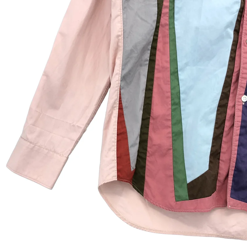 COMME des GARCONS SHIRT / コムデギャルソンシャツ | 2020SS | × Karl Benjamin コットン 切替 シャツ | M | メンズ