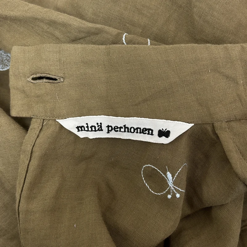 mina perhonen / ミナペルホネン | choucho ショートスリーブ ハイネックブラウス シャツ | 36 | レディース