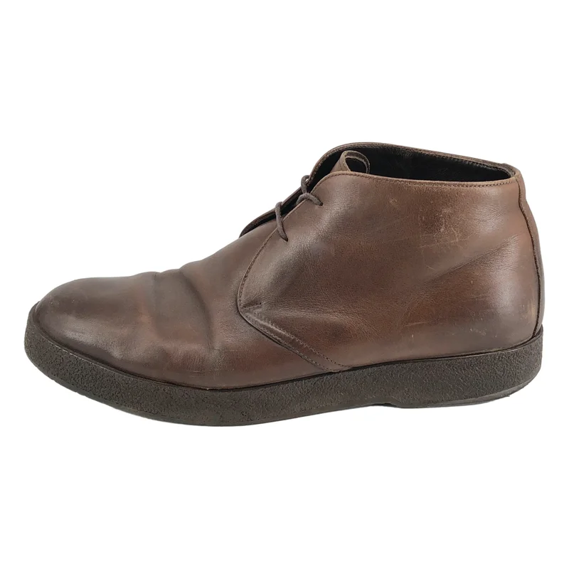 Ermenegildo Zegna / エルメネジルドゼニア | レザー チャッカブーツ | 10 | メンズ