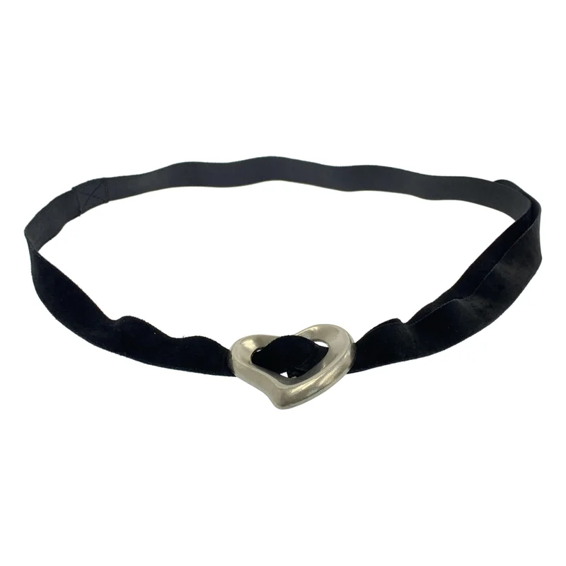 SEA / シー | BIG HEART SUEDE BELT ハート レザーベルト |