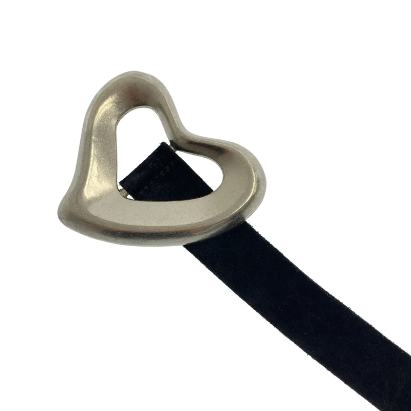 SEA / シー | BIG HEART SUEDE BELT ハート レザーベルト |