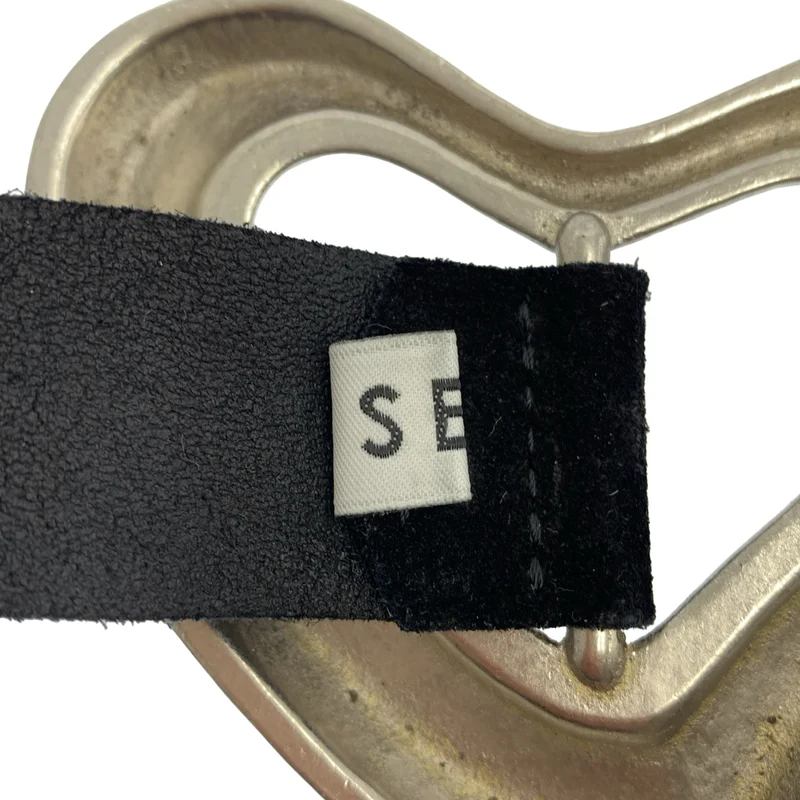 SEA / シー | BIG HEART SUEDE BELT ハート レザーベルト |