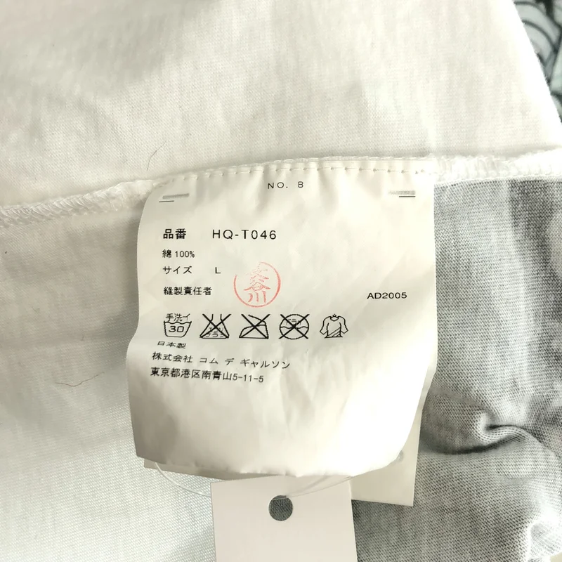COMME des GARCONS HOMME / コムデギャルソンオム | 2006SS | コットン 転写プリント Tシャツ | L | メンズ