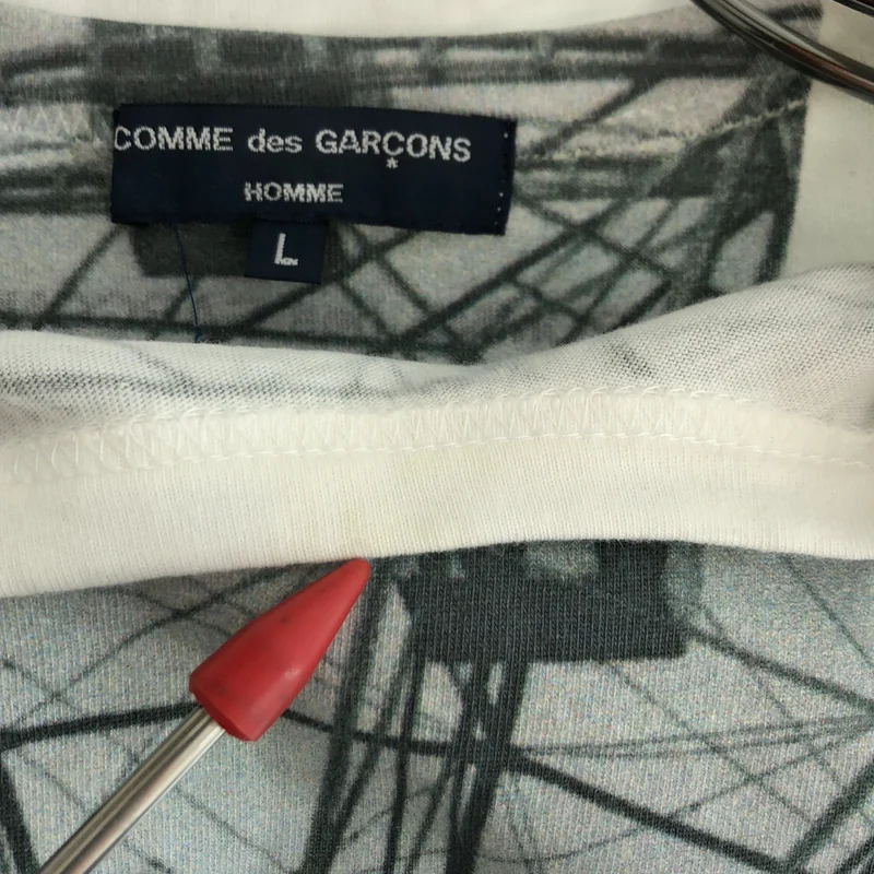 COMME des GARCONS HOMME / コムデギャルソンオム | 2006SS | コットン 転写プリント Tシャツ | L | メンズ