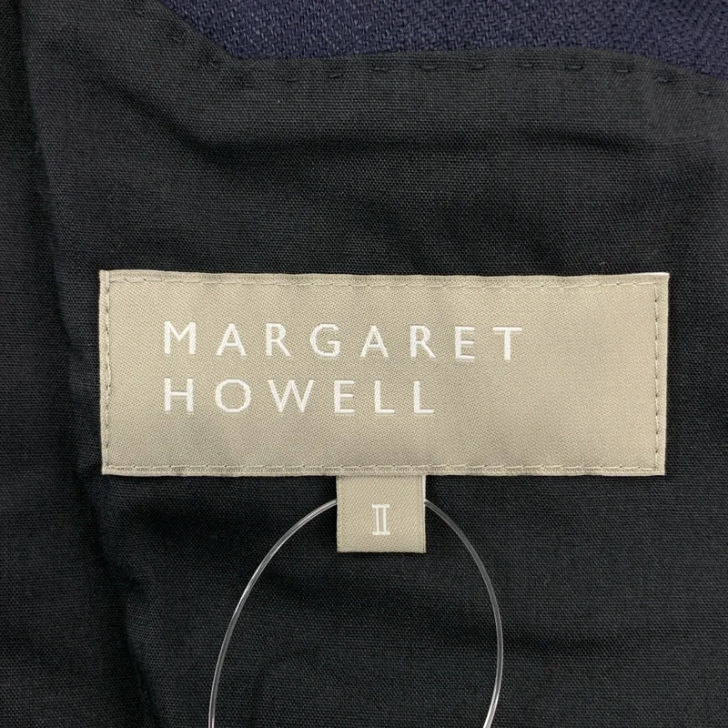 MARGARET HOWELL / マーガレットハウエル | リネン ショート テーラードジャケット | 2 | レディース