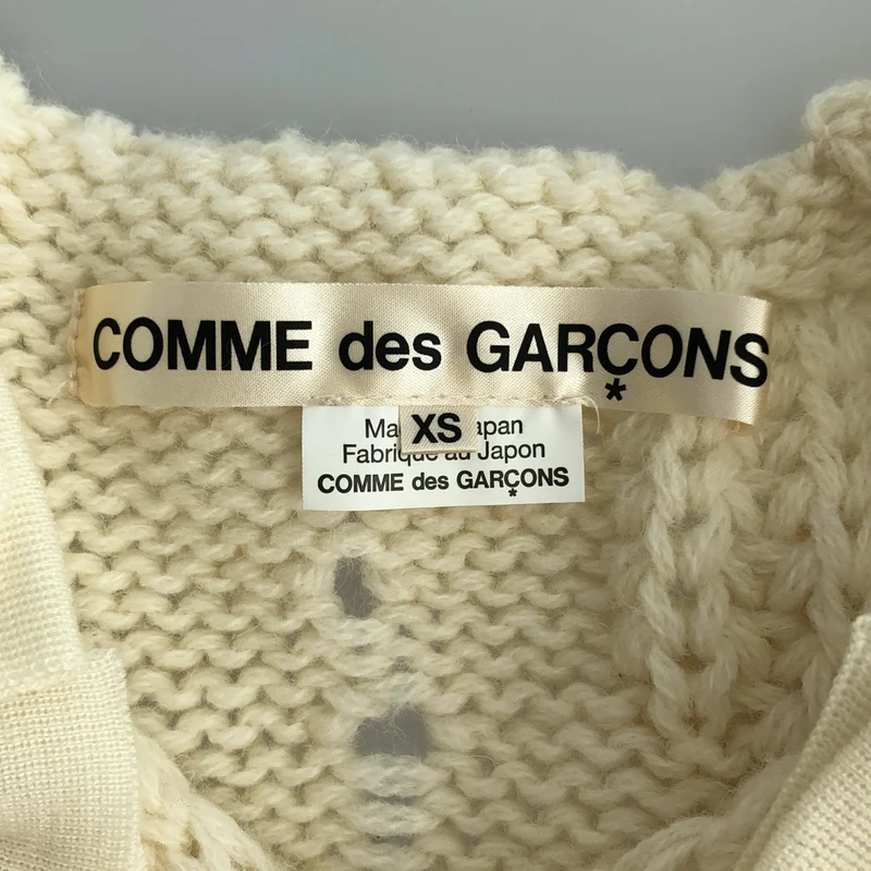 COMME des GARCONS / コムデギャルソン | 2015AW | リボン装飾 ローゲージニット | XS | レディース
