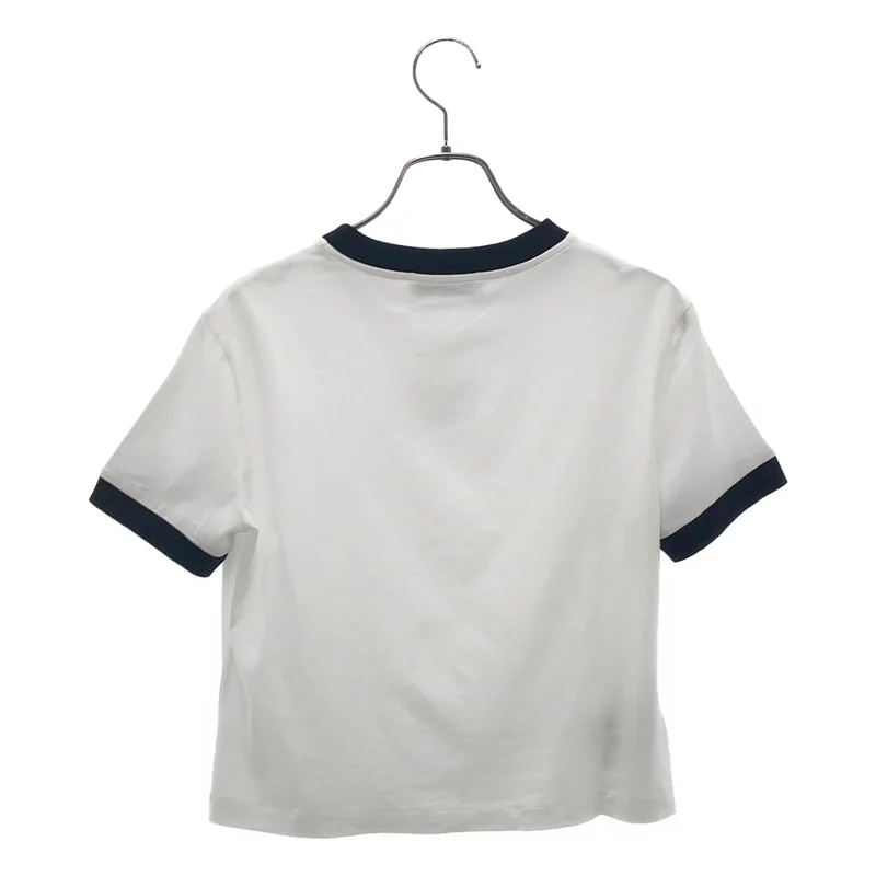 miu miu / ミュウミュウ | 2025 | 刺しゅうロゴ入り コットンジャージー Tシャツ | S | レディース