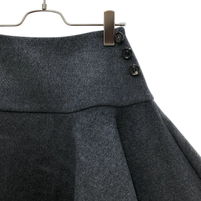 BORDERS at BALCONY / ボーダーズアットバルコニー | 2024AW | FLARE MINI SKIRT / ウール フレアミニスカート | 36 | レディース