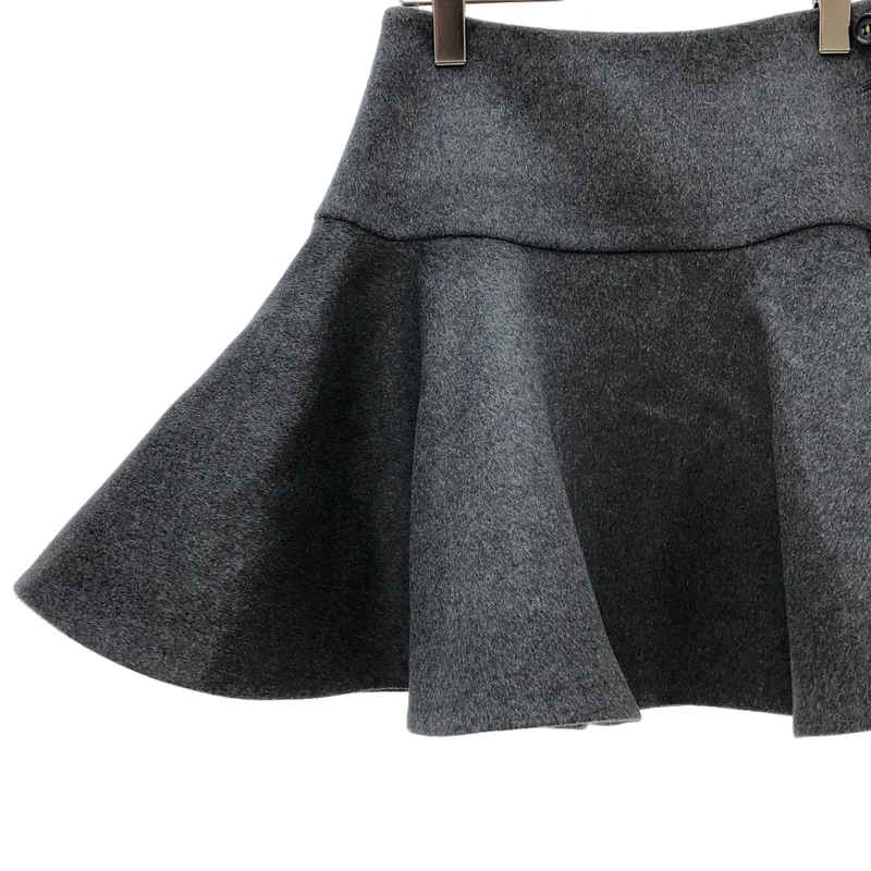 BORDERS at BALCONY / ボーダーズアットバルコニー | 2024AW | FLARE MINI SKIRT / ウール フレアミニスカート | 36 | レディース