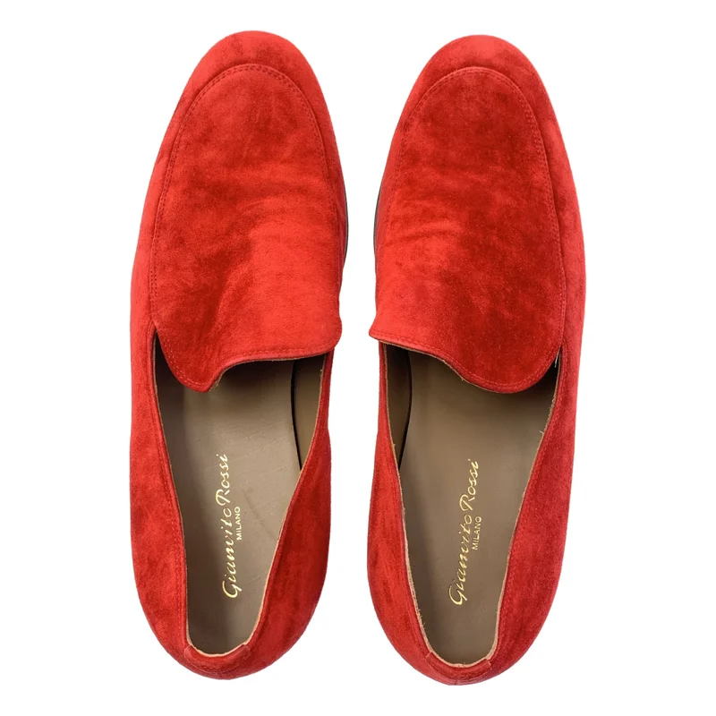 Gianvito Rossi / ジャンヴィトロッシ | スエード モカシン スリッポン | 40 | メンズ