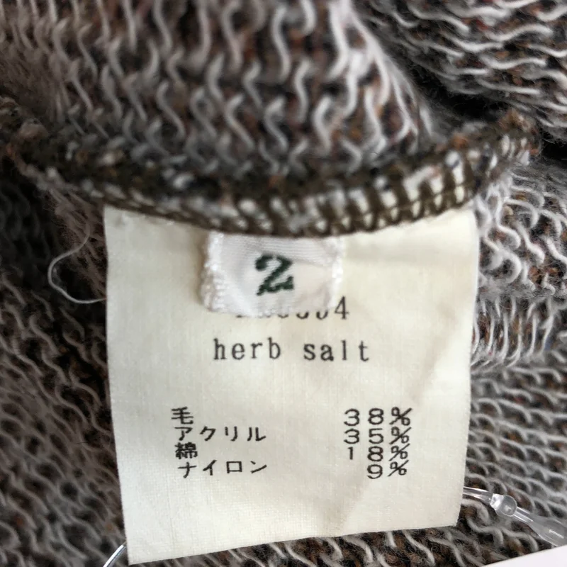 mina perhonen / ミナペルホネン | herb salt ニット Tシャツ_長袖 Ka8594 | 2 | レディース