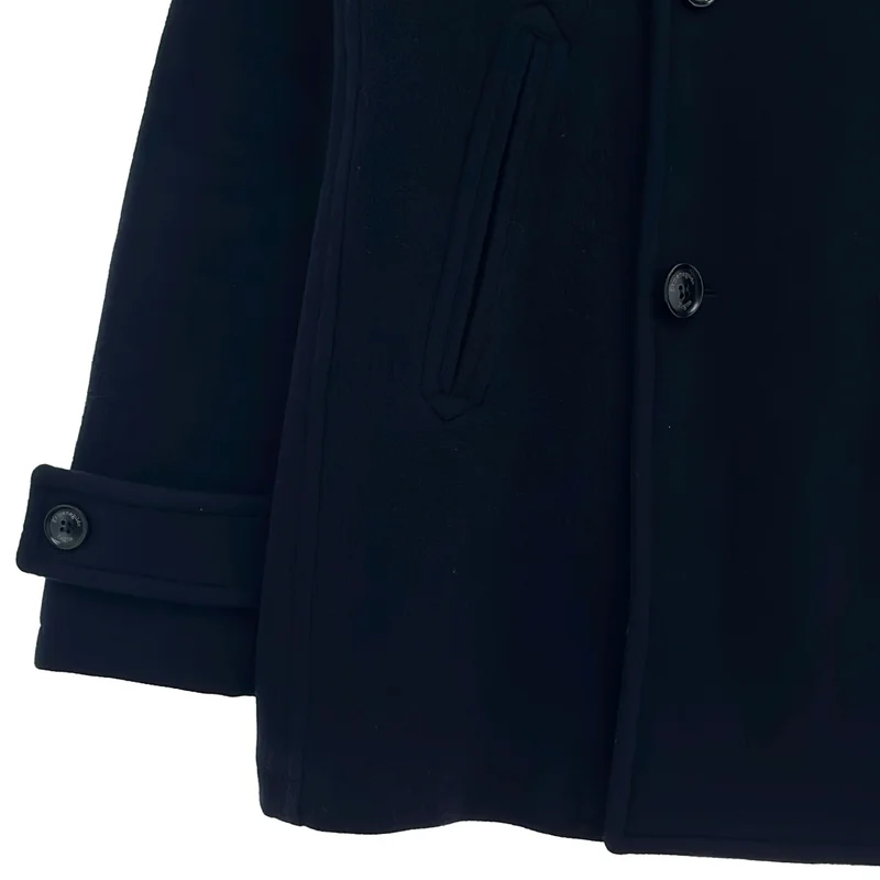 Ermenegildo Zegna / エルメネジルドゼニア | ウール カシミヤ 裏地キルティング Pコート | 50 | メンズ
