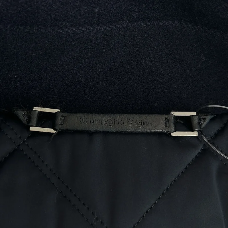 Ermenegildo Zegna / エルメネジルドゼニア | ウール カシミヤ 裏地キルティング Pコート | 50 | メンズ