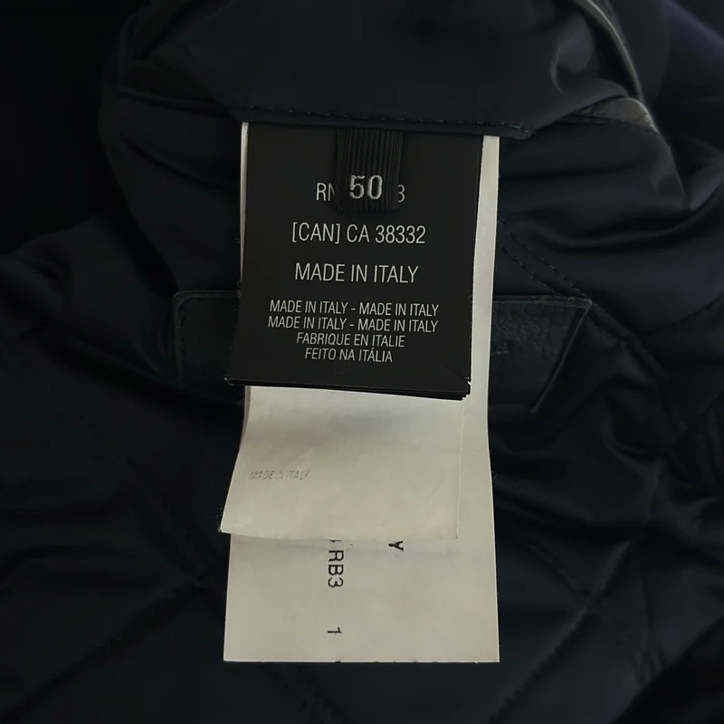 Ermenegildo Zegna / エルメネジルドゼニア | ウール カシミヤ 裏地キルティング Pコート | 50 | メンズ