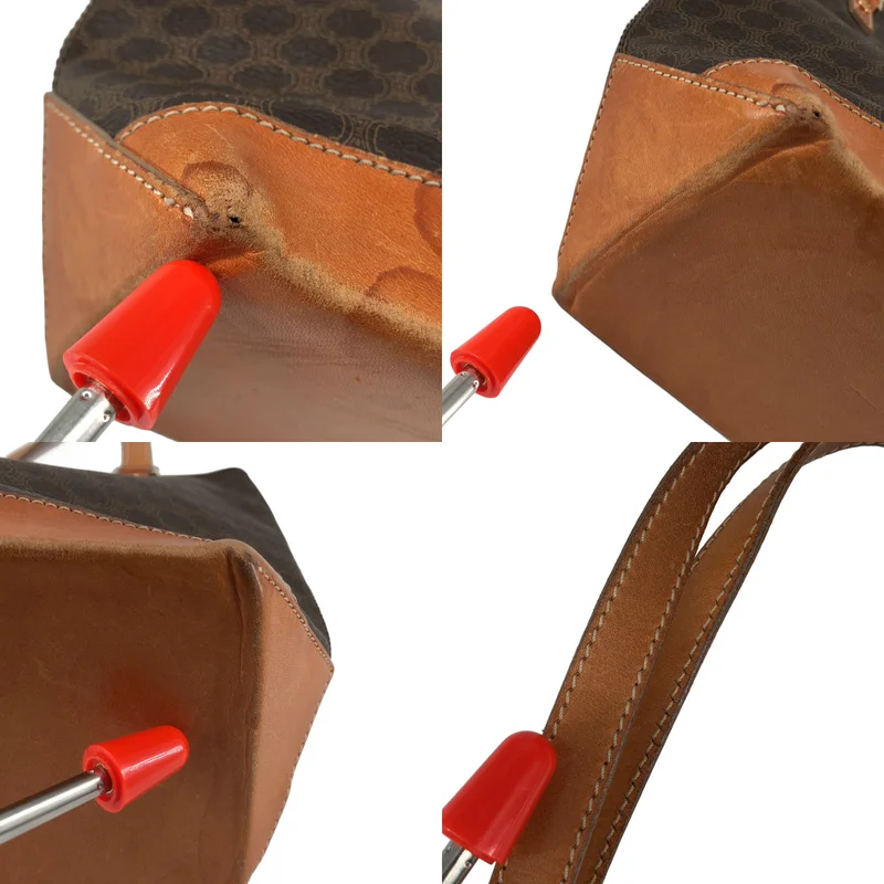 CELINE / セリーヌ | マカダム 総柄 PVC レザー ショルダーバッグ |