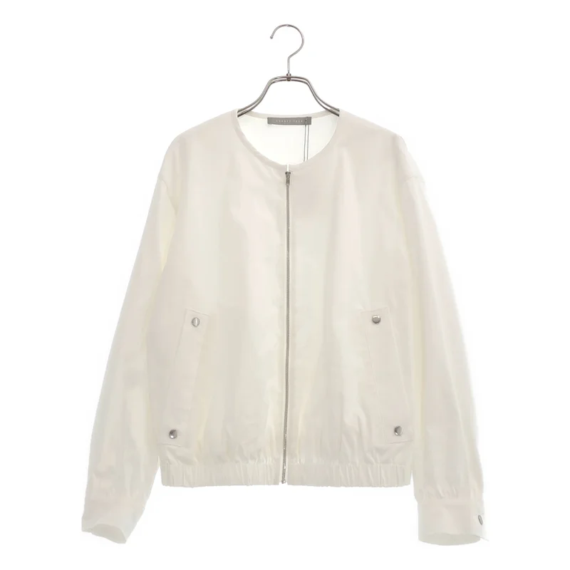 theory luxe / セオリーリュクス | 2024SS | CRISP LINEN/DEBBY NL リネン ノーカラーブルゾン | 38 | レディース