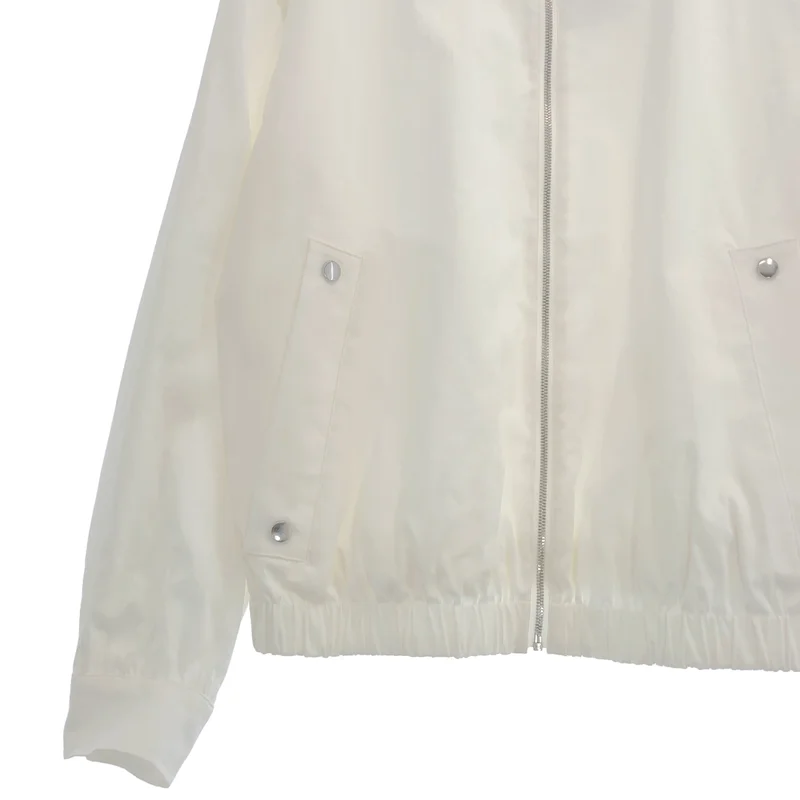 theory luxe / セオリーリュクス | 2024SS | CRISP LINEN/DEBBY NL リネン ノーカラーブルゾン | 38 | レディース
