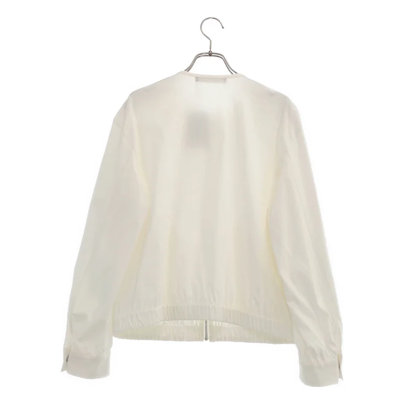 theory luxe / セオリーリュクス | 2024SS | CRISP LINEN/DEBBY NL リネン ノーカラーブルゾン | 38 | レディース