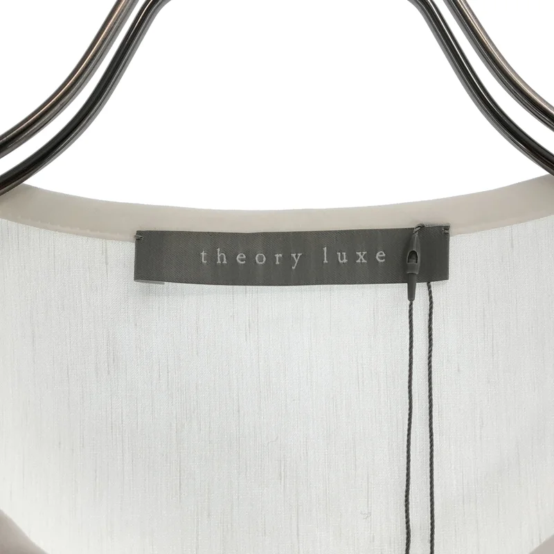 theory luxe / セオリーリュクス | 2024SS | CRISP LINEN/DEBBY NL リネン ノーカラーブルゾン | 38 | レディース