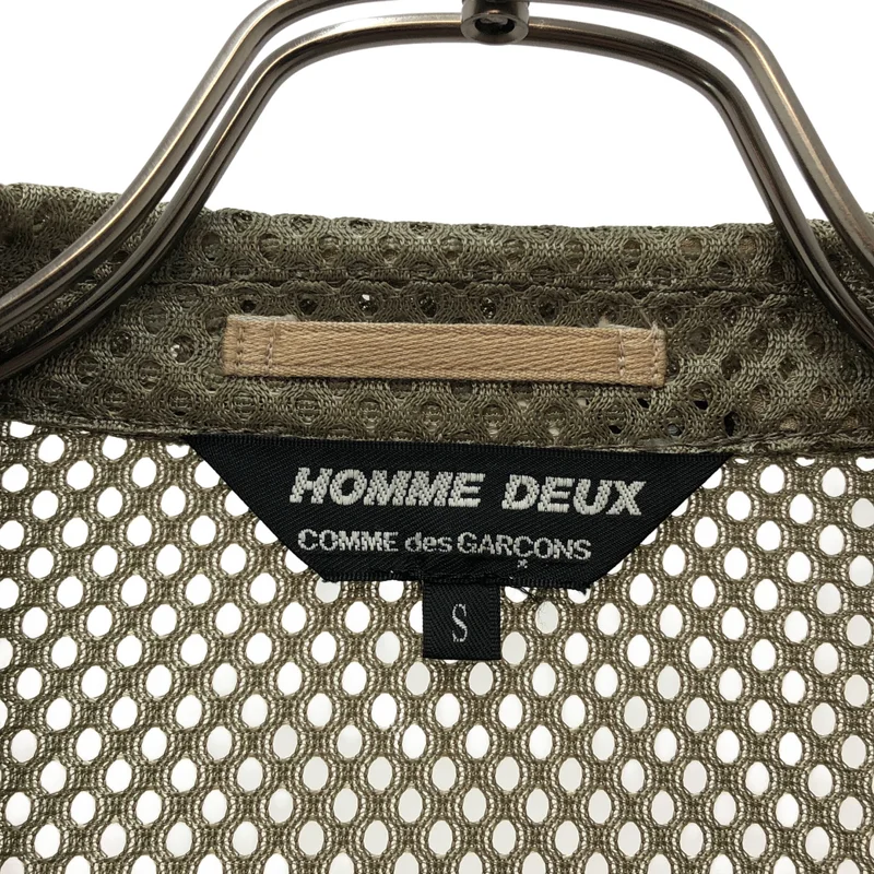 COMME des GARCONS HOMME DEUX / コムデギャルソンオムドゥ | 2025SS | 袖切り替え エステルメッシュテーラードジャケット | S | メンズ